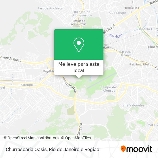 Churrascaria Oasis mapa