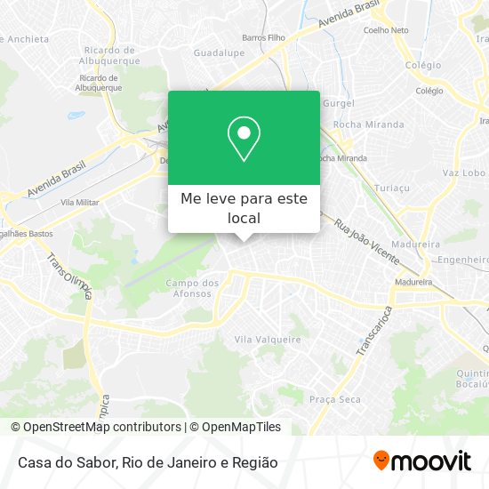 Casa do Sabor mapa