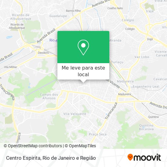 Centro Espirita mapa
