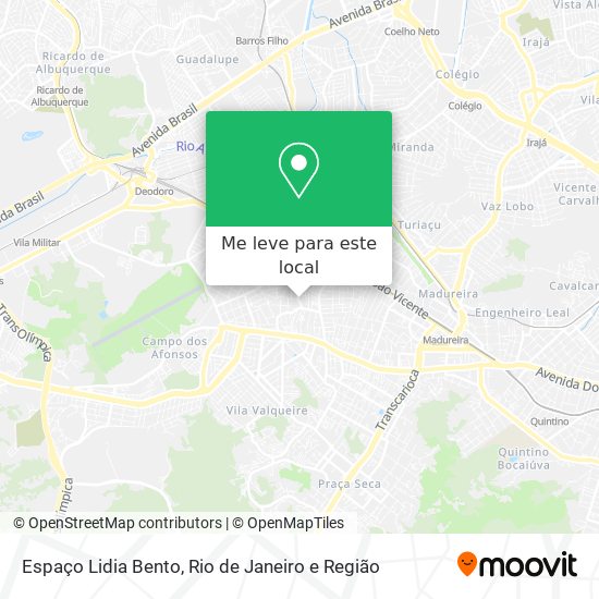 Espaço Lidia Bento mapa
