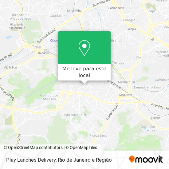 Play Lanches Delivery mapa