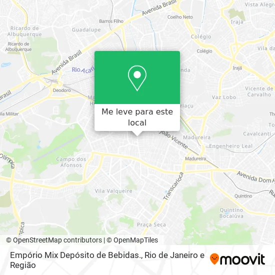 Empório Mix Depósito de Bebidas. mapa