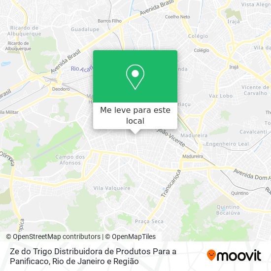 Ze do Trigo Distribuidora de Produtos Para a Panificaco mapa