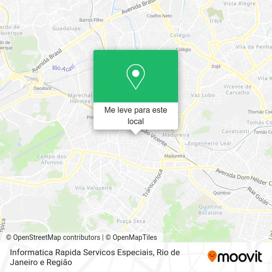 Informatica Rapida Servicos Especiais mapa