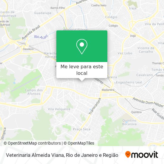 Veterinaria Almeida Viana mapa