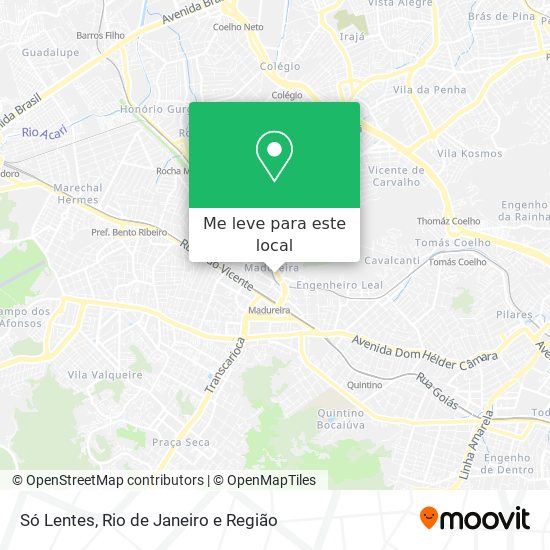 Só Lentes mapa