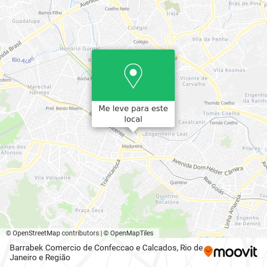 Barrabek Comercio de Confeccao e Calcados mapa