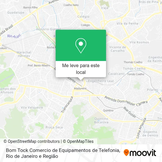 Bom Tock Comercio de Equipamentos de Telefonia mapa