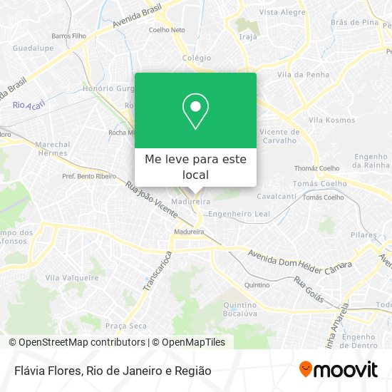 Flávia Flores mapa