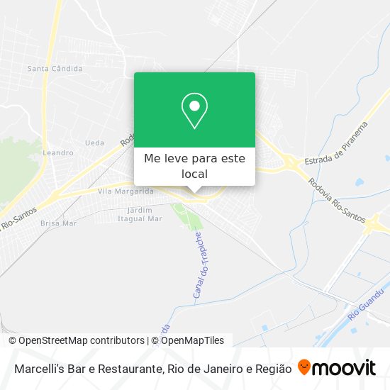 Marcelli's Bar e Restaurante mapa