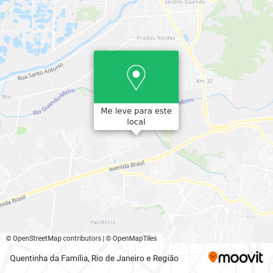 Quentinha da Família mapa