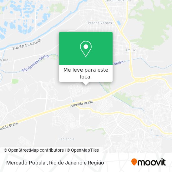 Mercado Popular mapa