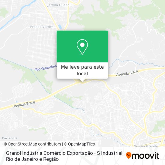 Granol Indústria Comércio Exportação - S Industrial mapa