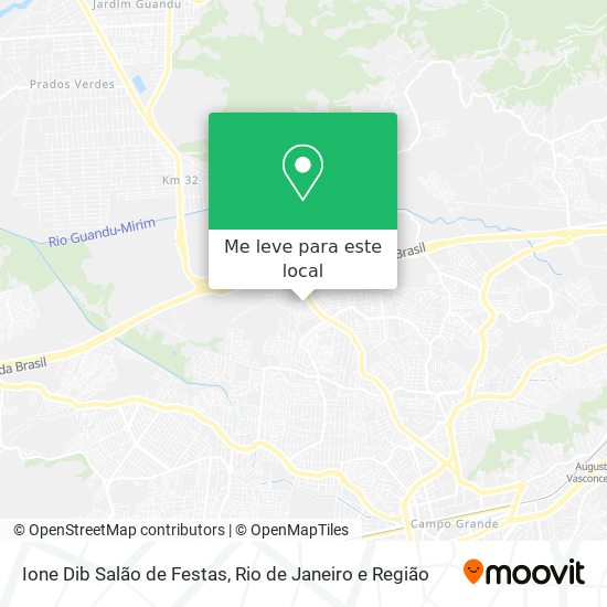Ione Dib Salão de Festas mapa