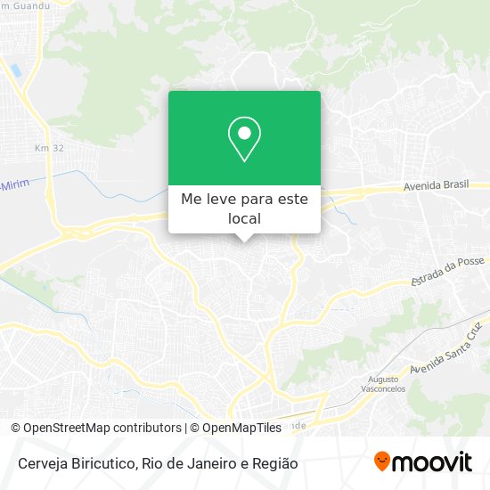 Cerveja Biricutico mapa