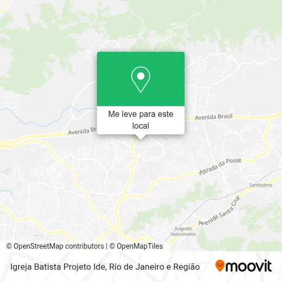 Igreja Batista Projeto Ide mapa