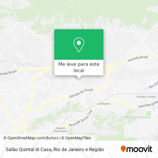Salão Quintal di Casa mapa