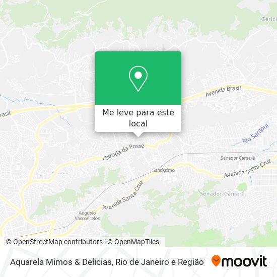Aquarela Mimos & Delicias mapa