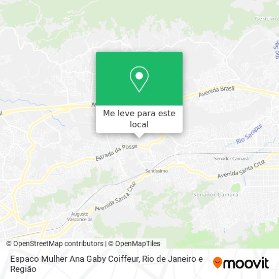 Espaco Mulher Ana Gaby Coiffeur mapa