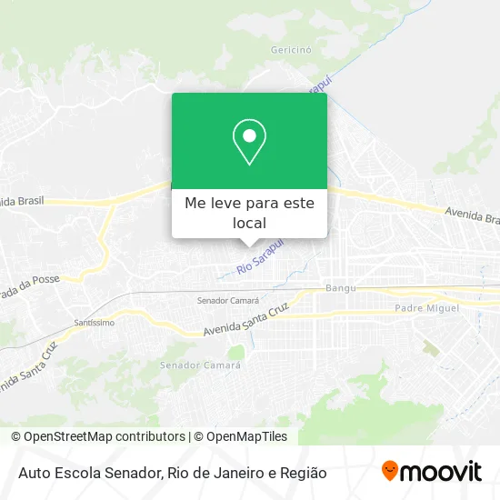 Auto Escola Senador mapa