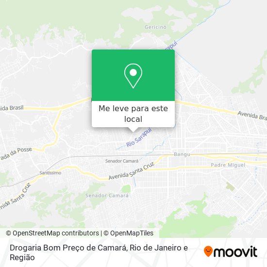 Drogaria Bom Preço de Camará mapa