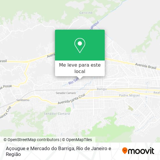 Açougue e Mercado do Barriga mapa