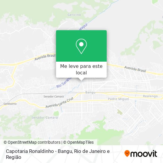 Capotaria Ronaldinho - Bangu mapa