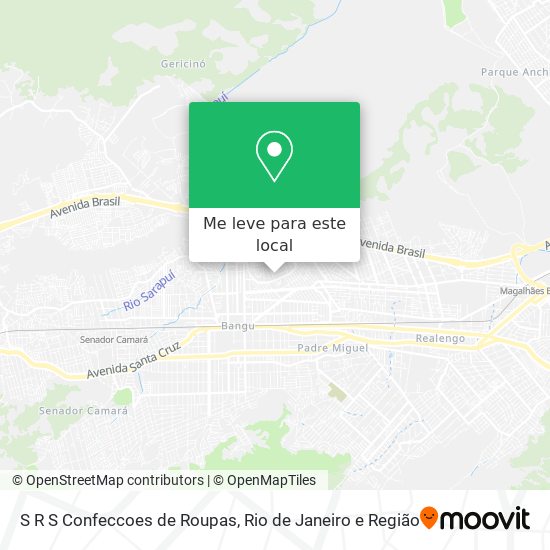 S R S Confeccoes de Roupas mapa