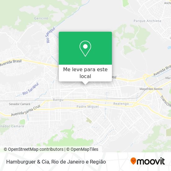 Hamburguer & Cia mapa