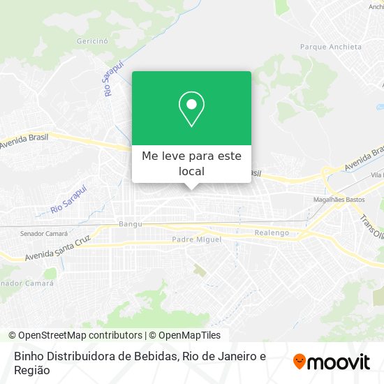Binho Distribuidora de Bebidas mapa