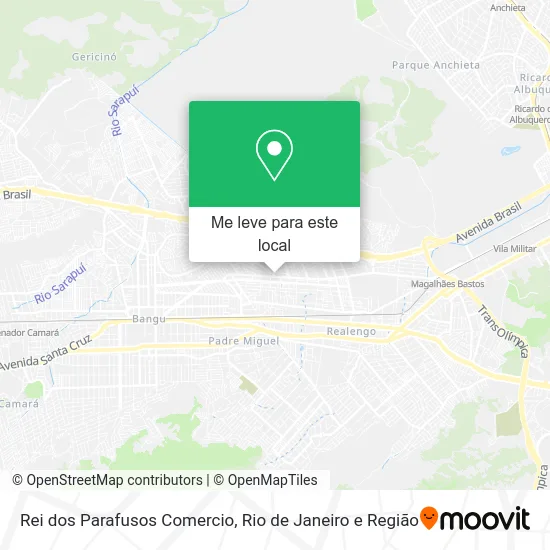 Rei dos Parafusos Comercio mapa