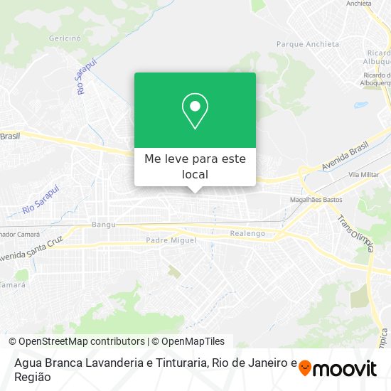 Agua Branca Lavanderia e Tinturaria mapa