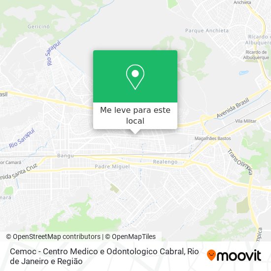 Cemoc - Centro Medico e Odontologico Cabral mapa