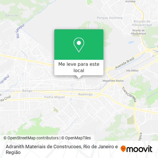 Adranith Materiais de Construcoes mapa