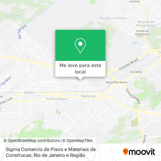 Sigma Comercio de Pisos e Materiais de Construcao mapa