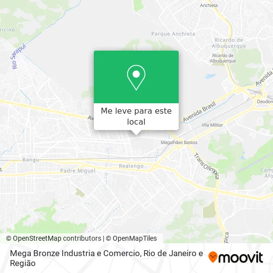 Mega Bronze Industria e Comercio mapa