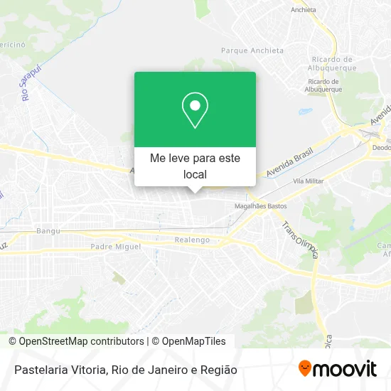 Pastelaria Vitoria mapa