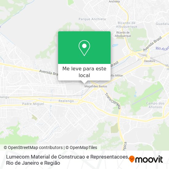 Lumecom Material de Construcao e Representacoes mapa