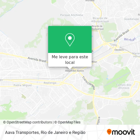 Aava Transportes mapa