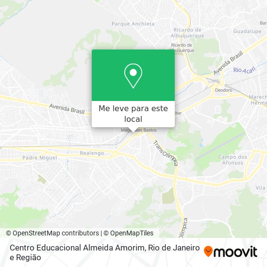 Centro Educacional Almeida Amorim mapa