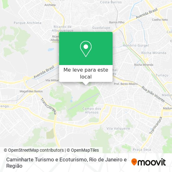 Caminharte Turismo e Ecoturismo mapa