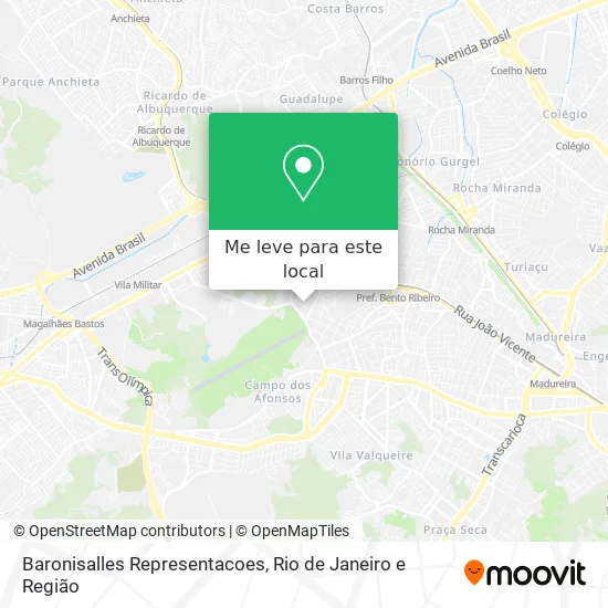 Baronisalles Representacoes mapa