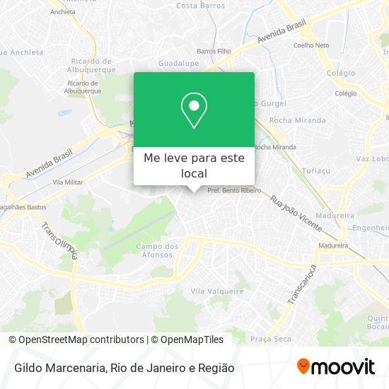 Gildo Marcenaria mapa