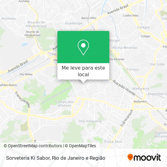 Sorveteria Ki Sabor mapa