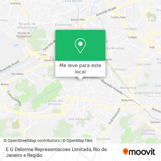 E G Delorme Representacoes Limitada mapa