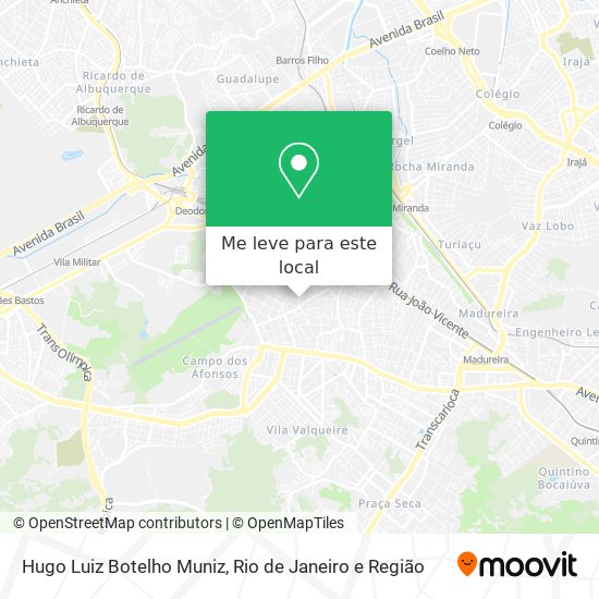 Hugo Luiz Botelho Muniz mapa