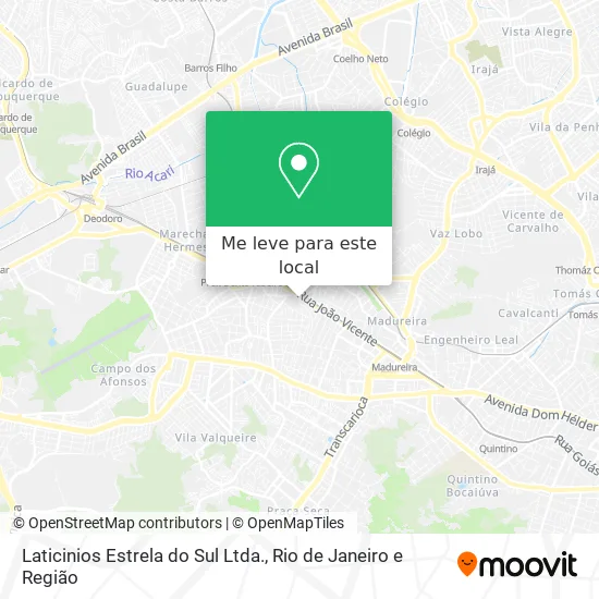 Laticinios Estrela do Sul Ltda. mapa