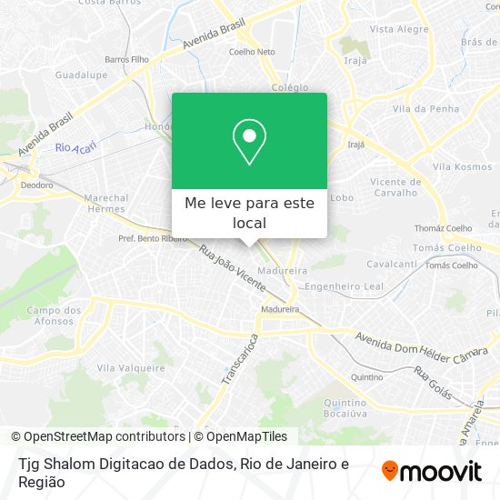 Tjg Shalom Digitacao de Dados mapa