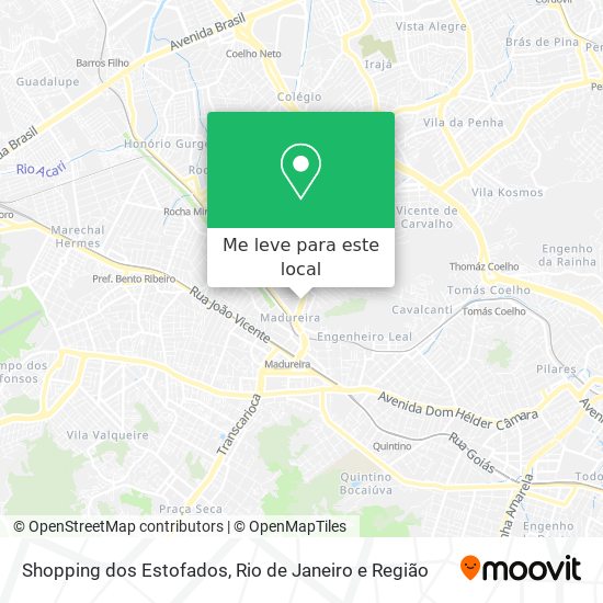 Shopping dos Estofados mapa