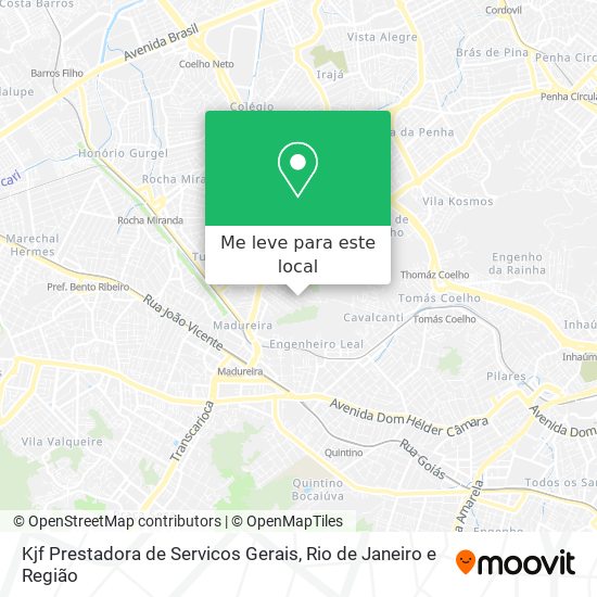 Kjf Prestadora de Servicos Gerais mapa